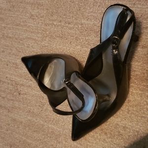 Nine west pointy strapy shoes